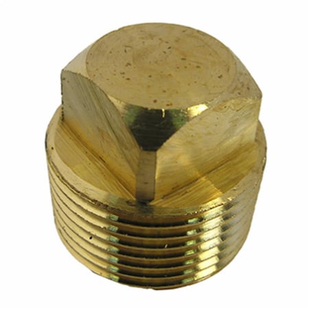 Woodstream 0.75 in. Male Pipe Brass Square Plug, 6PK 208198